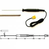 Výpredaj prístrojov a sondy typ K, Pt1000 / Výpredaj prístrojov - GES 500 - vpichový snímač typ K